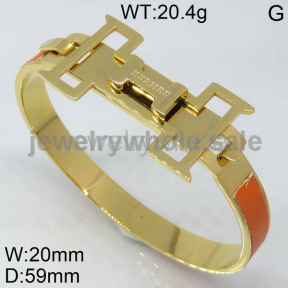 Hermes Leather Bangle P108753viob-473