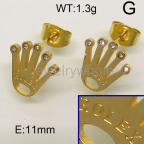 Rolex  Earrings  PE118397bhva-322