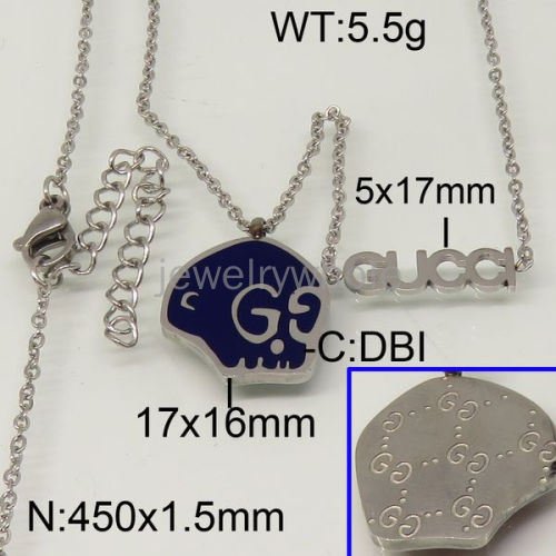 Gucci Necklace  PN113727bbov-493