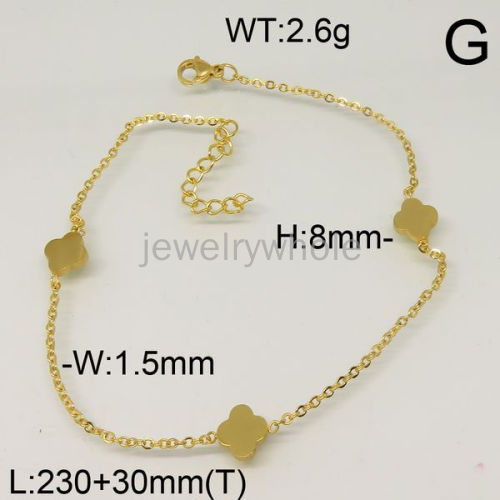 Stainless Steel Anklets  TA600026ablb-662