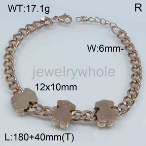 SS Bear Bracelets  TB300519vhnv-659