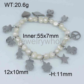 SS Bear Bracelets  TB300523vhnv-659