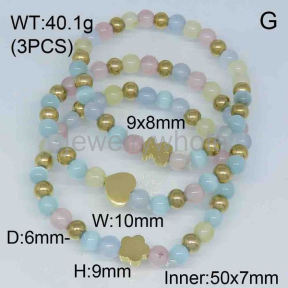 SS Bear Bracelets  TB300592aima-308