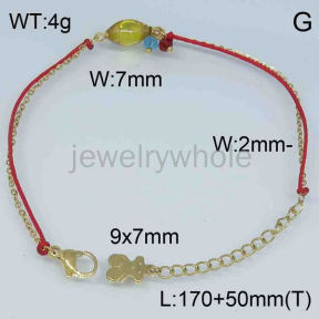 SS Bear Bracelets  TB300620ahlv-317