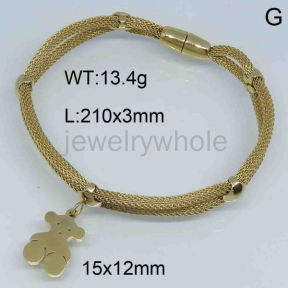 SS Bear Bracelets  TB300670vhha-603