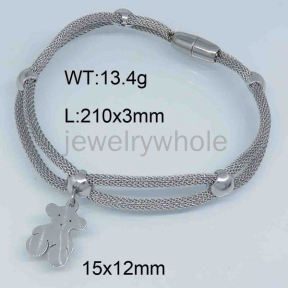 SS Bear Bracelets  TB300671bhva-603