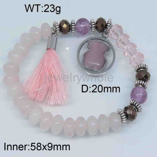 SS Bear Bracelets  TB300673aivb-659