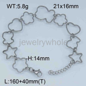 SS Bear Bracelets  TB300675vhmv-659