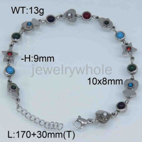 SS Bear Bracelets  TB300678biib-659
