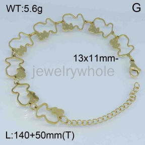 SS Bear Bracelets  TB300681vhov-659