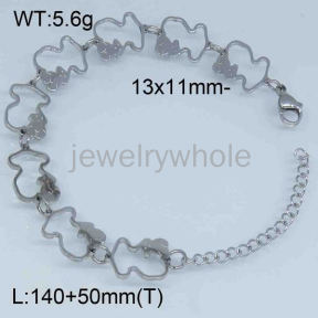 SS Bear Bracelets  TB300683vhmv-659