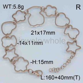 SS Bear Bracelets  TB300688ahpv-659
