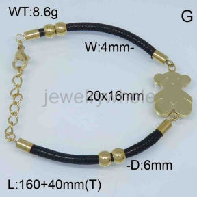 SS Bear Bracelets  TB300696ahjb-317