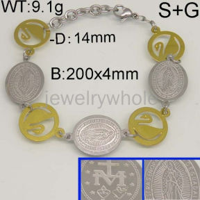 SS Bracelet  TB400066bhbl-350