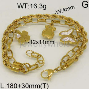 SS Bracelet  TB400162bhjl-613