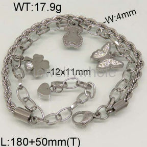 SS Bracelet  TB400163bhbl-613