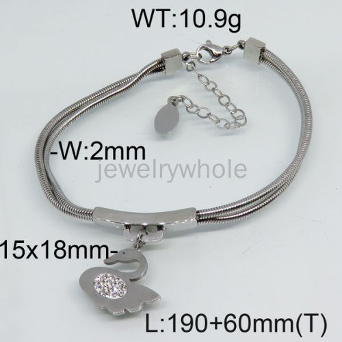 SS Bracelets  TB600109vhhl-613