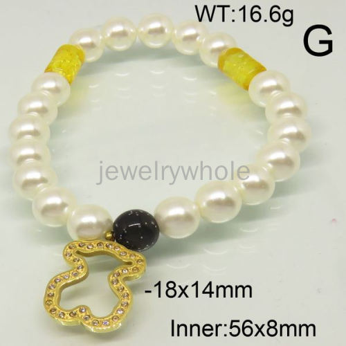 SS Bear Bracelets  TB600396vbmb-434