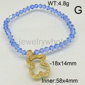SS Bear Bracelets  TB600397ablb-434