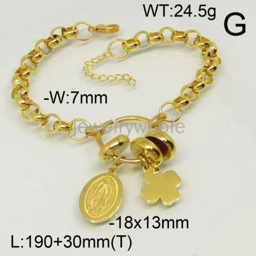 SS Bracelets  TB600432vhmv-377