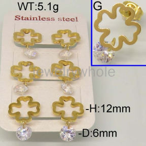 SS Earrings  TE300252ahlv-434