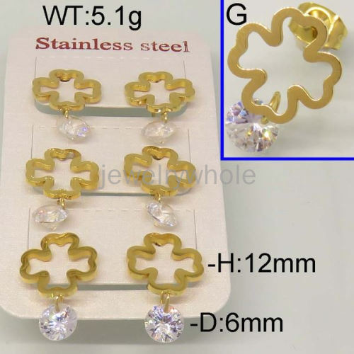 SS Earrings  TE300252ahlv-434