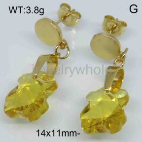 SS Bear Earrings  TE300862aajo-450