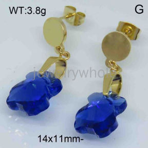 SS Bear Earrings  TE300863aajo-450