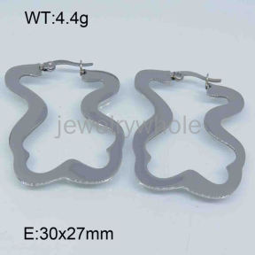 SS Bear Earrings  TE300960vhha-317