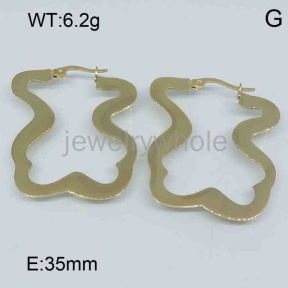 SS Bear Earrings  TE300961bhia-317