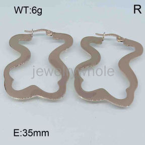 SS Bear Earrings  TE300962bhia-317