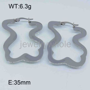 SS Bear Earrings  TE300963vhha-317