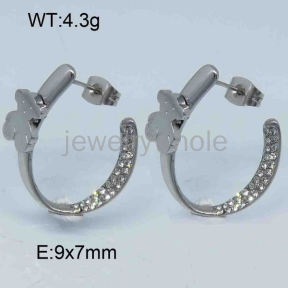 SS Bear Earrings  TE300966ahlv-317