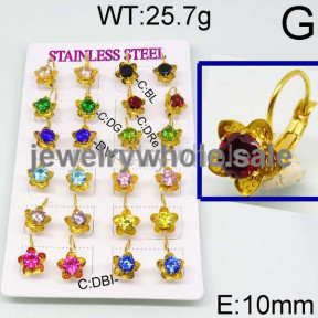 SS Earrings  TE400117akia-470