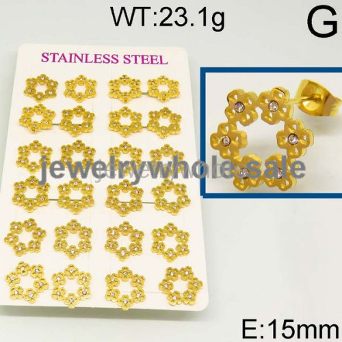 SS Earrings  TE400131bnib-499