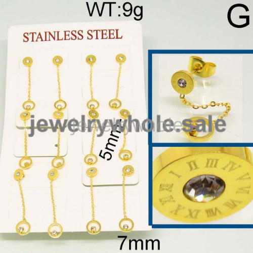 SS Earrings  TE400133ajia-499