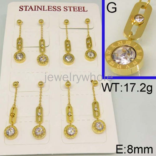 SS Earrings  TE400202bkab-499