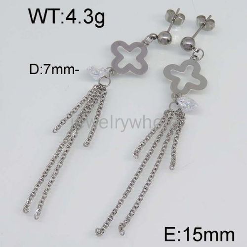 SS Earrings  TE500207vbmb-610