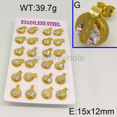 SS Earrings  TE500442bpmb-650