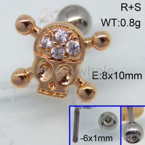SS Body Jewelry  TE500465aakl-208
