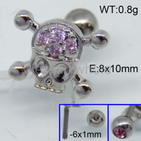 SS Body Jewelry  TE500466aaki-208