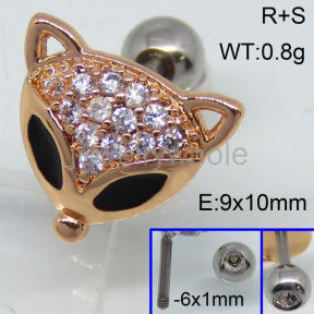 SS Body Jewelry  TE500468vbll-208