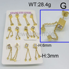 SS Earrings  TE600164bmmb-499