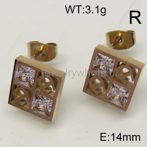 SS Earrings  TE600224vbpb-493