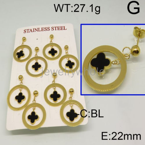 SS Earrings  TE600244bkab-434