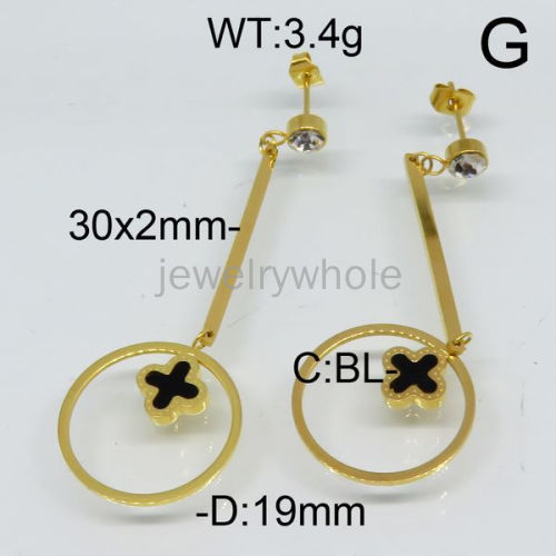 SS Earrings  TE600288bhva-493