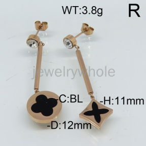 SS Earrings  TE600302bhva-493