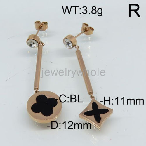 SS Earrings  TE600302bhva-493