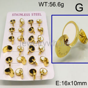 SS Earrings  TE600471bpmb-650