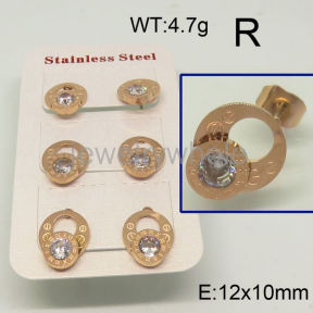 SS Earrings  TE600485vhov-434